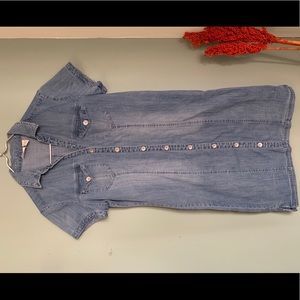 Vintage Chico's Denim Chambray Dress